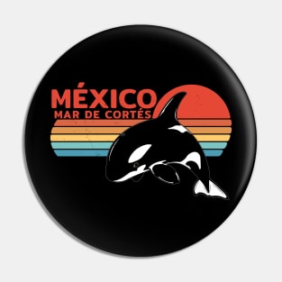 México Sea of Cortez Killer Whale Pin