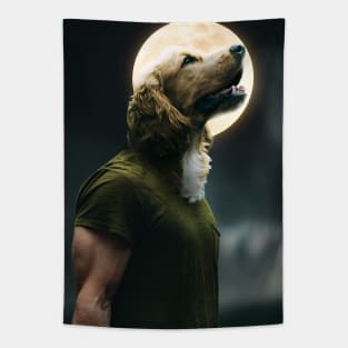 Moon Howl Tapestry