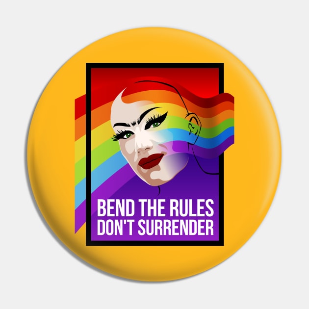 Sasha Velour from RuPaul's Drag Race Pin by dragover