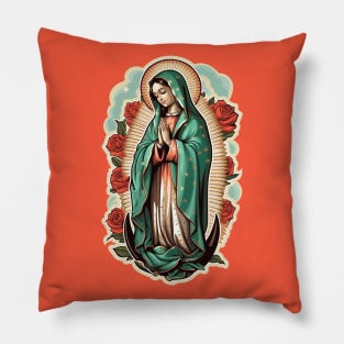 Our Lady of Guadalupe - Back Print Pillow