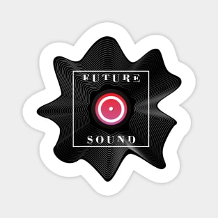 Future Sound. Vinyl deconstruction. Magnet