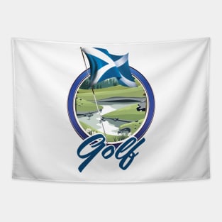 Golf Scotland logo Tapestry