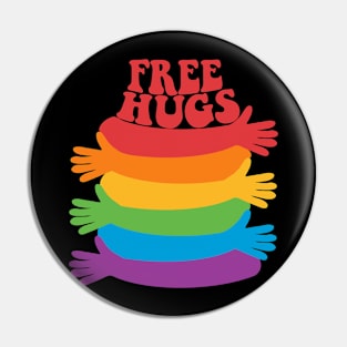 Free Hugs Pin