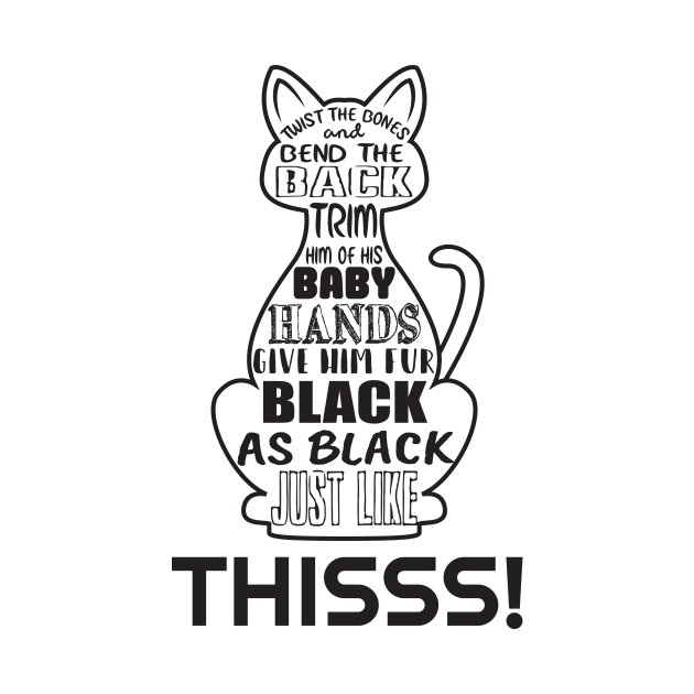 'Hocus Pocus Cat Spell' Cute Cats Adorable by ourwackyhome