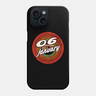 06 January Phone Case