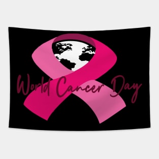 world  Cancer day Tapestry