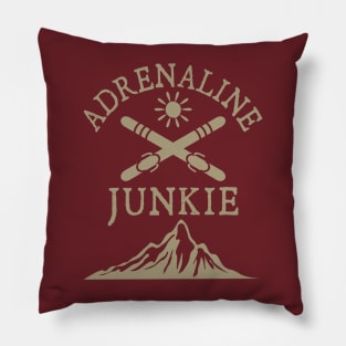 Adrenaline Junkie Pillow