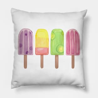 Colorful Fun Popsicles Pillow