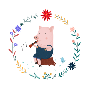 Flute Pig T-Shirt