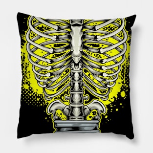 skull lamp, halloween Pillow