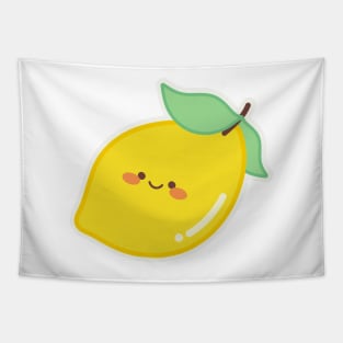 Kawaii Cute Lemon Tapestry