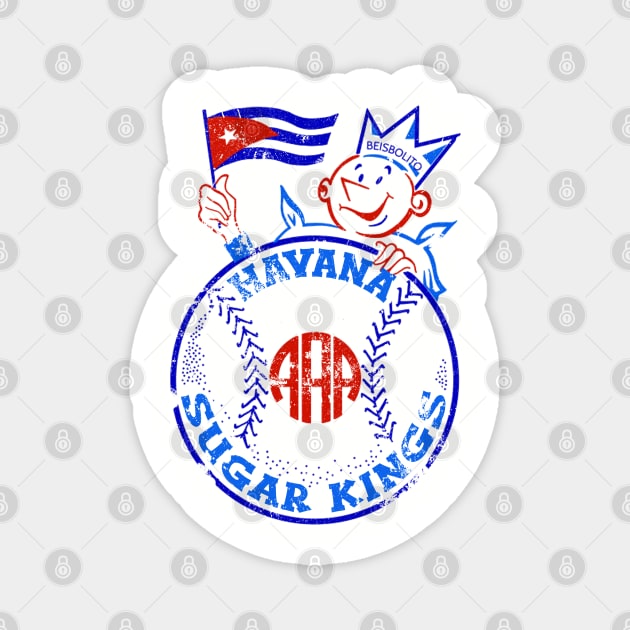 Havana Sugar Kings Magnet by retrorockit