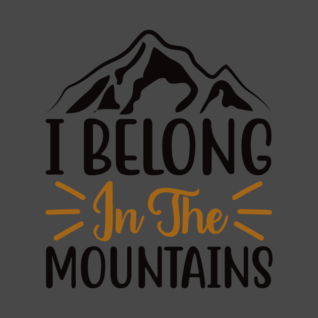 I Belong Mountain by Usea Studio