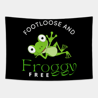 Footloose and Froggy Free Tapestry