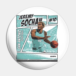 Jeremy Sochan San Antonio Comic Pin