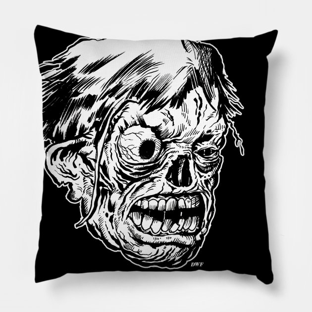 Shock Monster! Pillow by D.W. Frydendall