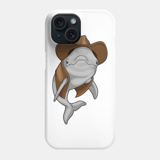 Dolphin Cowboy Phone Case