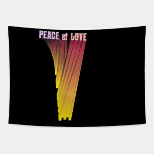 Peace and love s70 Tapestry