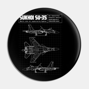 SU-35 AIR SUPERIORITY FIGHTER Pin
