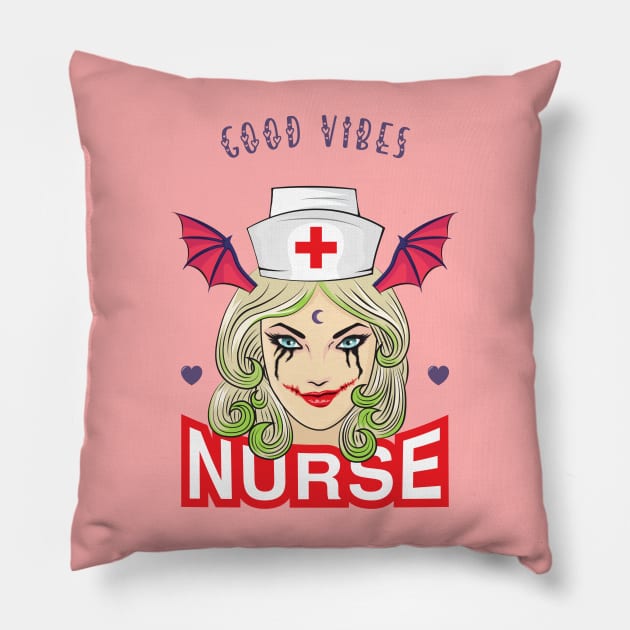 Tough Enough To Be A Correctional Nurse Pillow by Candaria