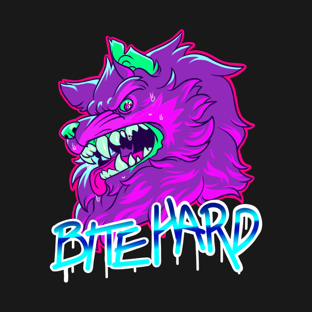 BITE HARD Furry T Shirt TeePublic