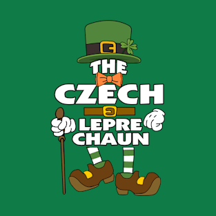 The Czech Leprechaun St Patrick's Day Celebration Matching Outfits Group Attire T-Shirt