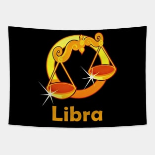 Libra zodiac sign Tapestry