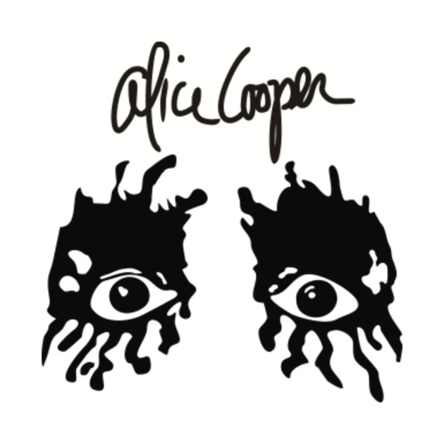 Alice Cooper – Eyes - Alice - Baseball T-Shirt | TeePublic