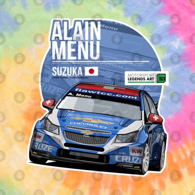 Alain Menu 2011 Suzuka by stevenmsparks