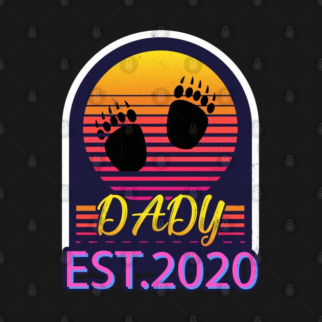 Father day promoted dady EST.2020 gift by JHFANART