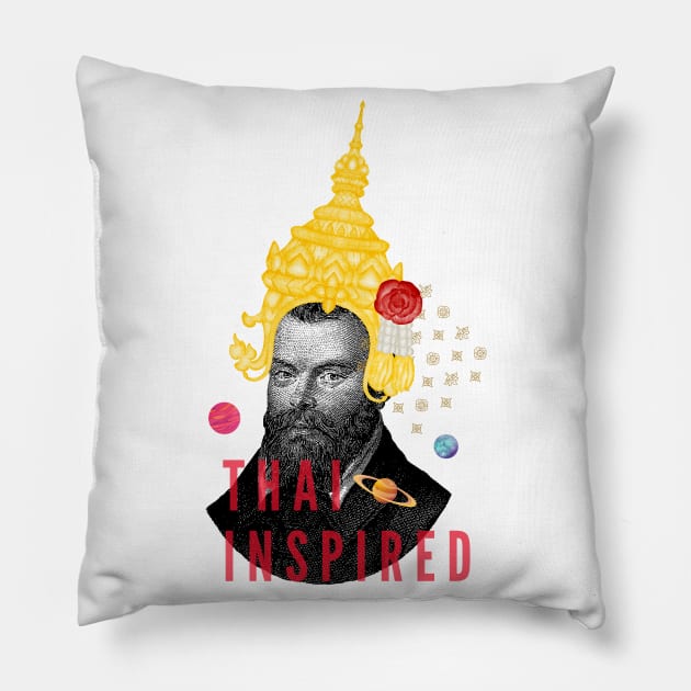 Thai-inspired Galileo wearing Jada Pillow by 45 Creative Club