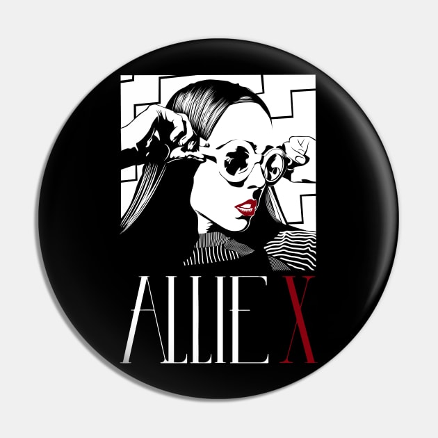 ALLIE X Portrait Pin by ArtMoore98