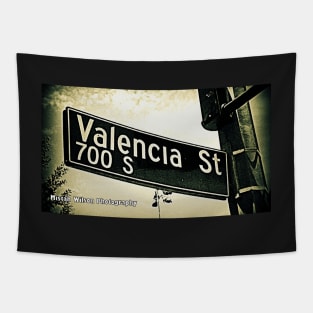 Valencia Street, Los Angeles, California by Mistah Wilson Tapestry