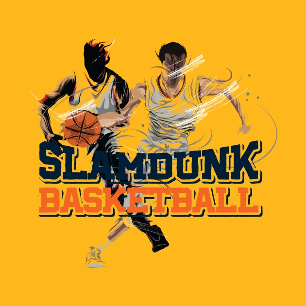 Slam Dunk basketball typography by Choulous79