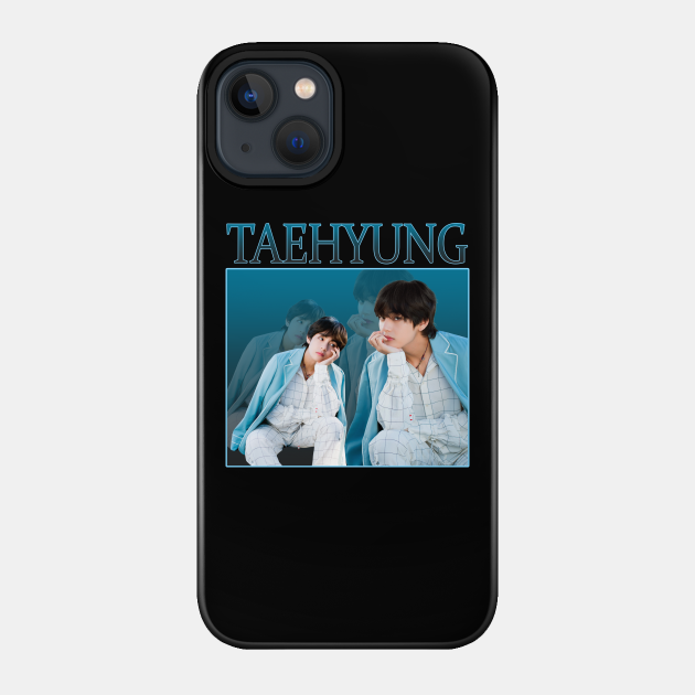 BTS - Taehyung V vintage retro style - Bts - Phone Case