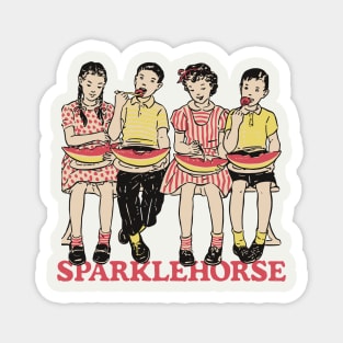 Sparklehorse ---- Retro Fan Design Magnet