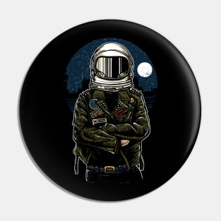 Astronaut Rebel Pin