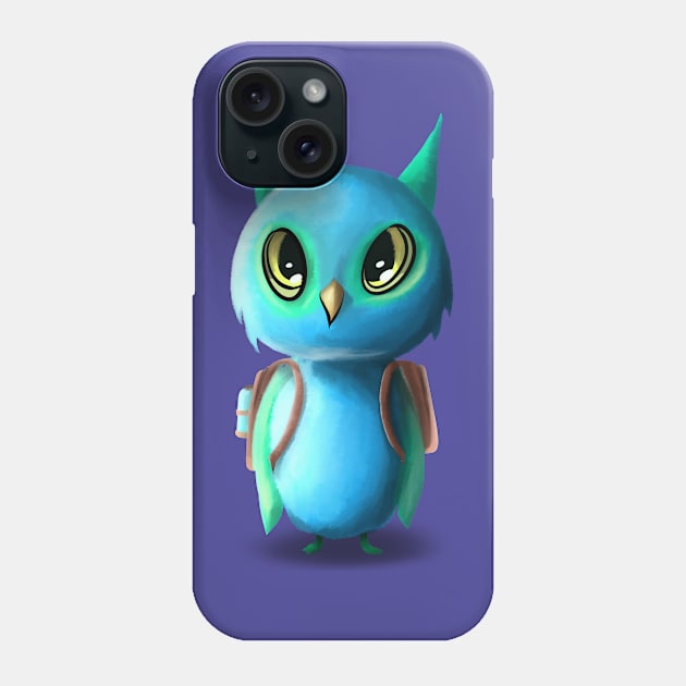 Baby Owl Phone Case by KhalidArt