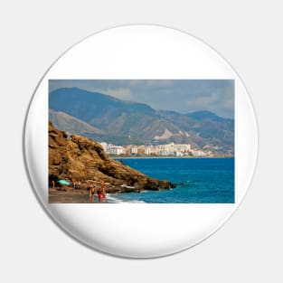 Penoncillo Beach Torrox Costa Nerja Spain Pin