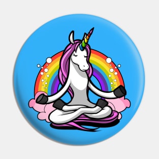 Unicorn Zen Yoga Pin