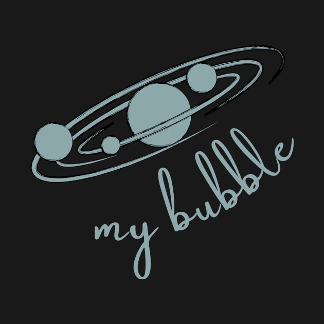 My Blue Space Bubble by Clue Sky