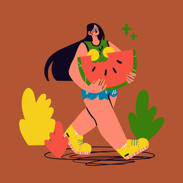 Watermelon Girl by kheat