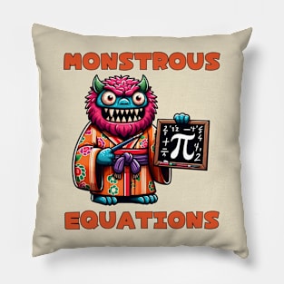 Pi day monster Pillow