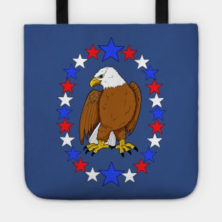 Bald Eagle 4th of July Tote