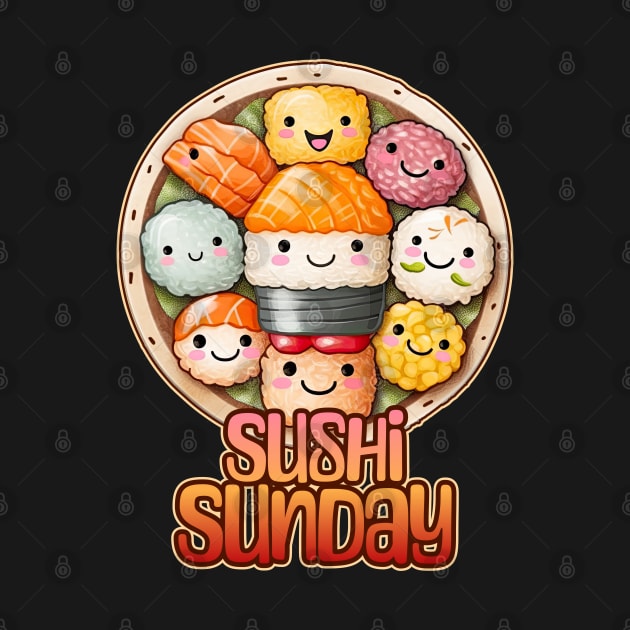 Sushi Sunday Foodie Design by DanielLiamGill