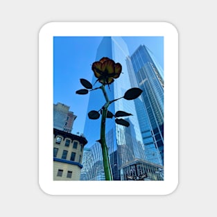 New York City Flower Magnet