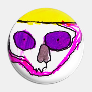 SKULL THROUGH THE EYES OF A CHILD Pin