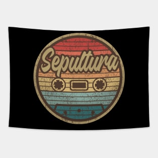 Sepultura Retro Cassette Tapestry