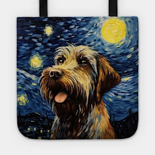 Wirehaired Pointing Griffon Starry Night Tote