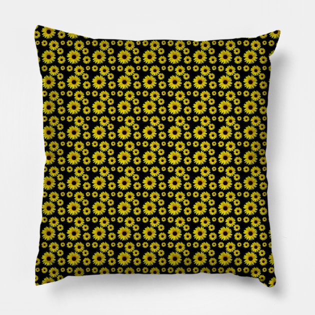 blooming sunflowers sunflower Pillow by rh_naturestyles